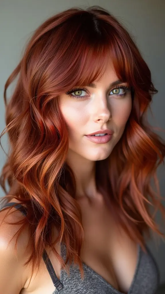  Imagine the sun catching your hair, illuminating the rich red undertones and bringing a glow to your complexion.